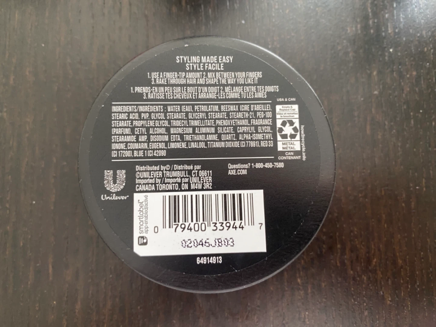 AXE Messy Look Flexible Hair Paste 75g - photo 2