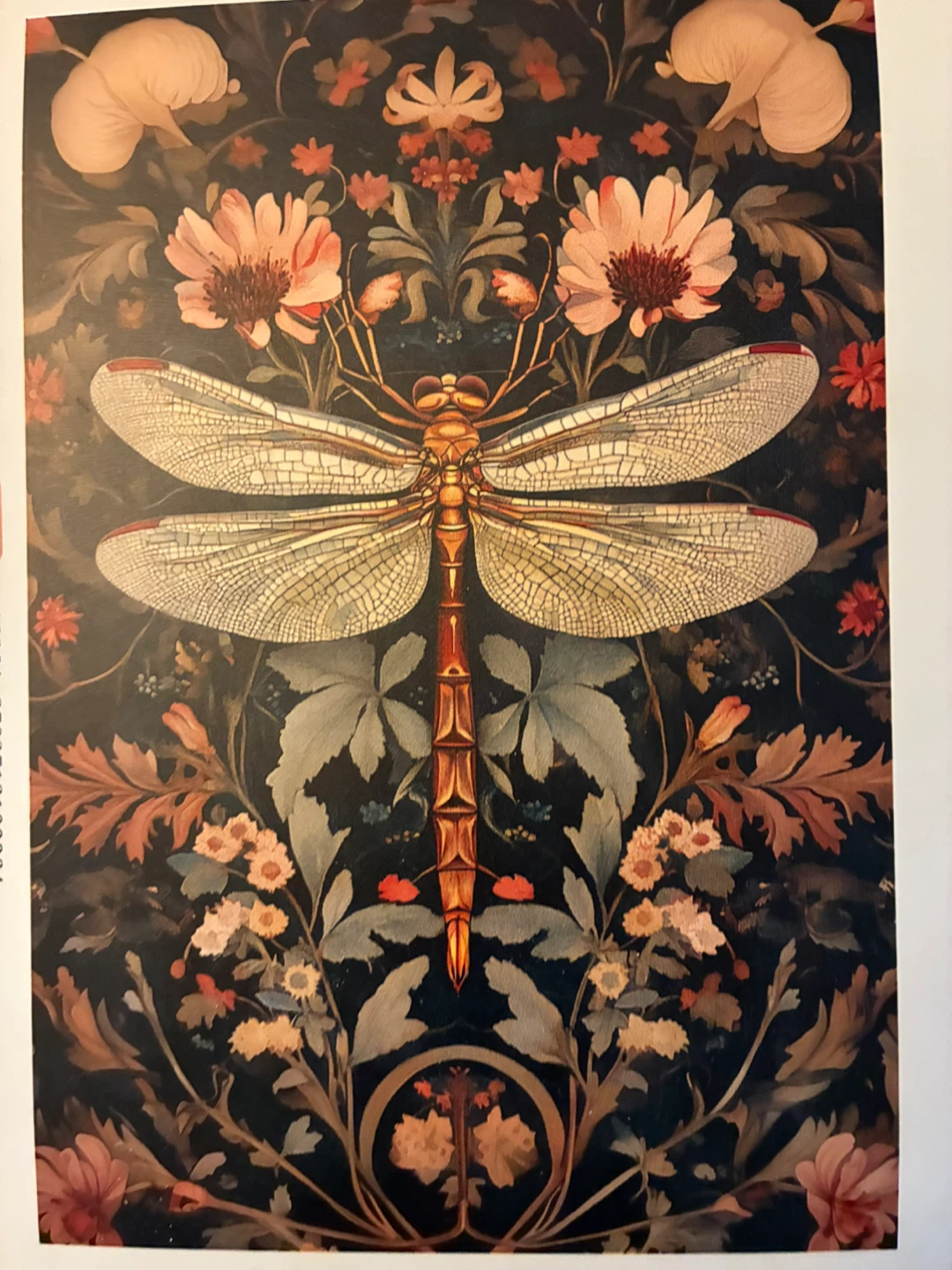 1000 Piece Puzzle Dragonfly Floral Jigsaw William Morris 30x19 - photo 3