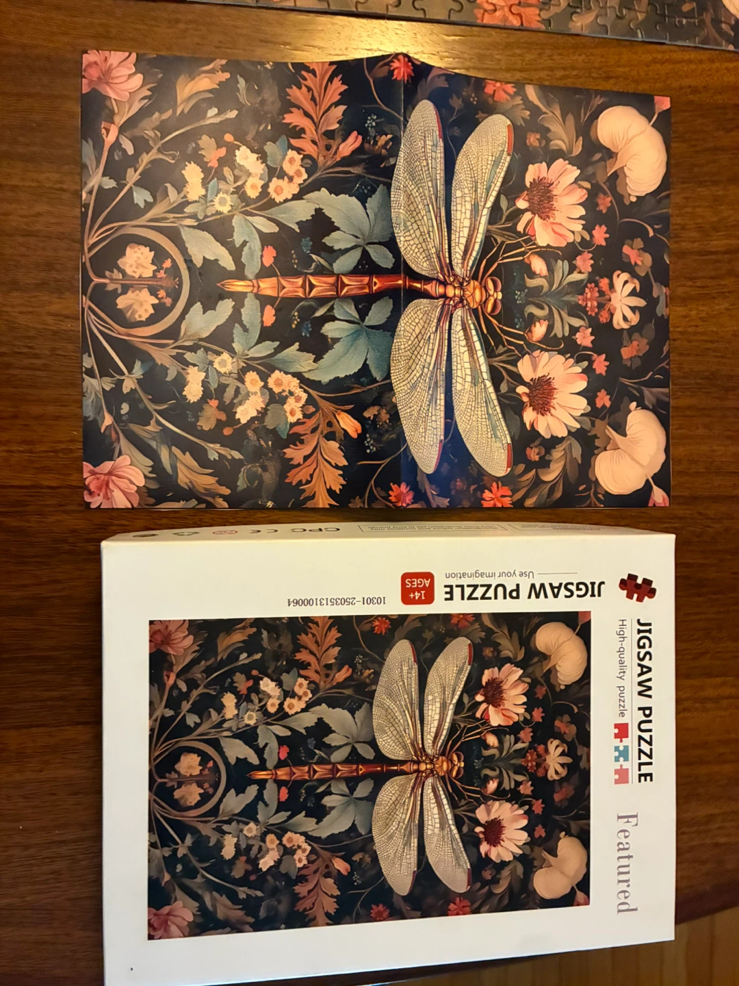 1000 Piece Puzzle Dragonfly Floral Jigsaw William Morris 30x19 - photo 5