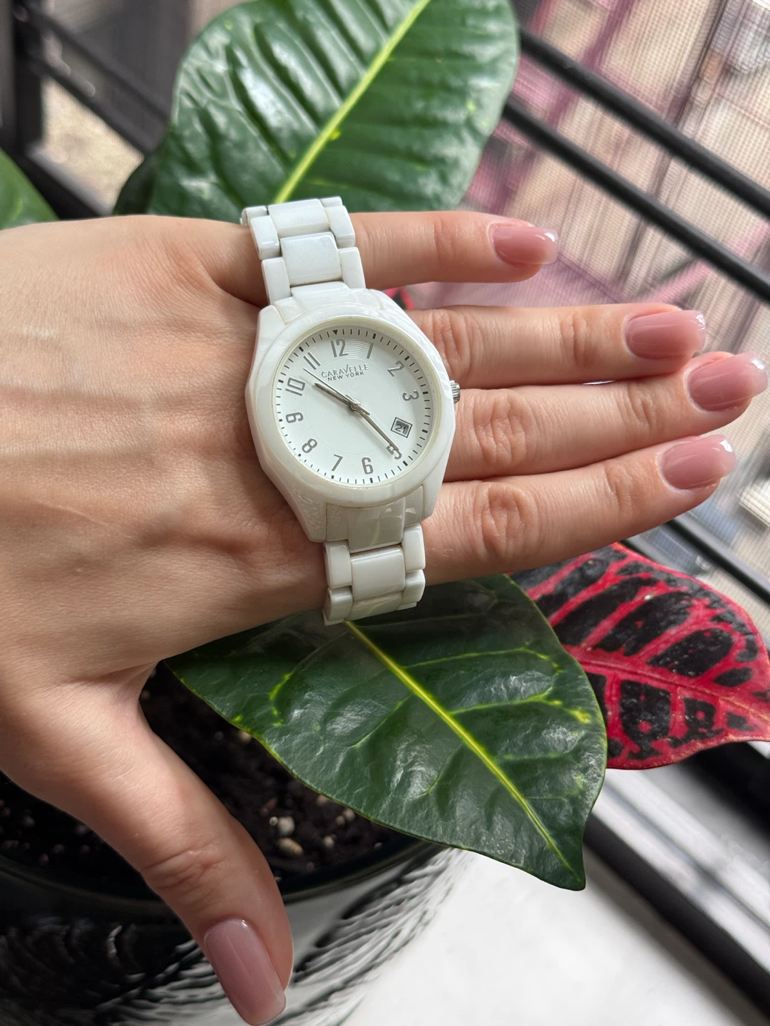 Caravelle New York White Ceramic Watch - photo 3