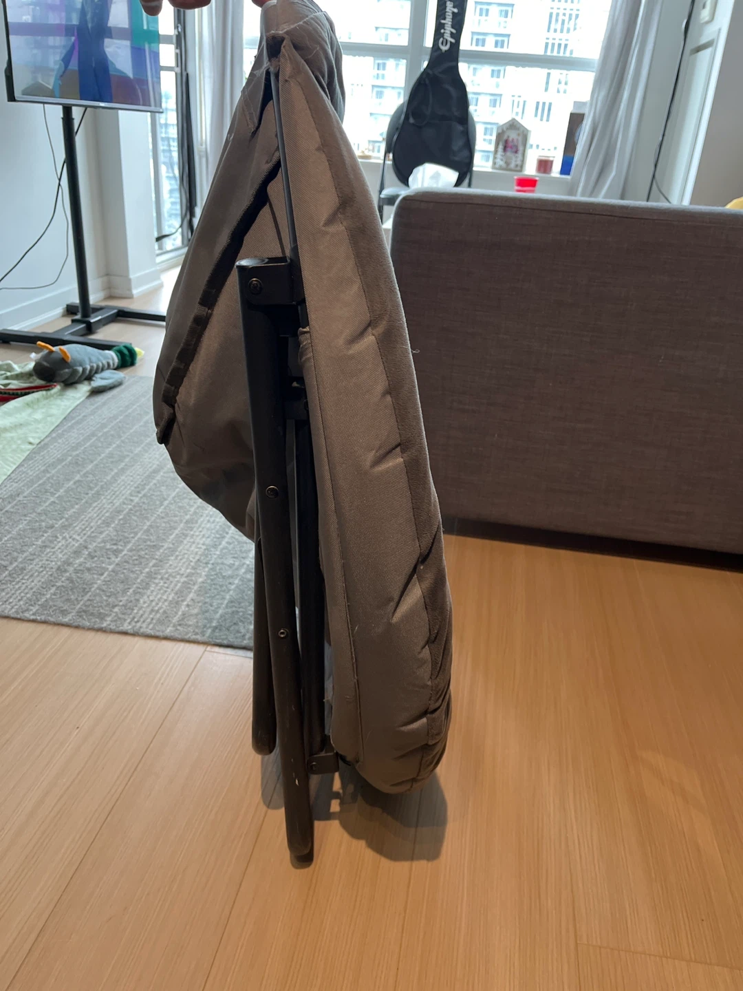 Foldable Grey Saucer Chair - photo 5