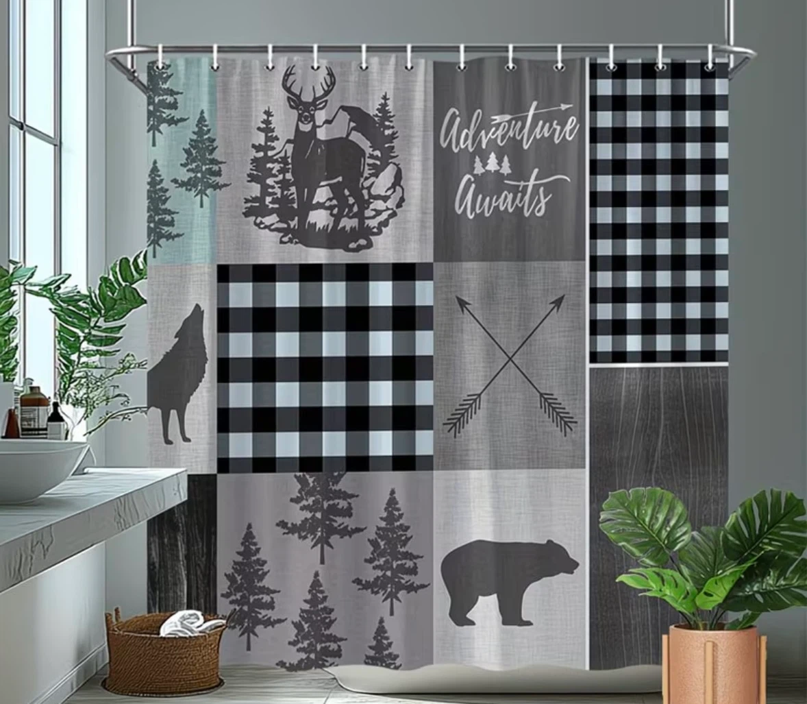 Rustic Cottage Shower Curtain