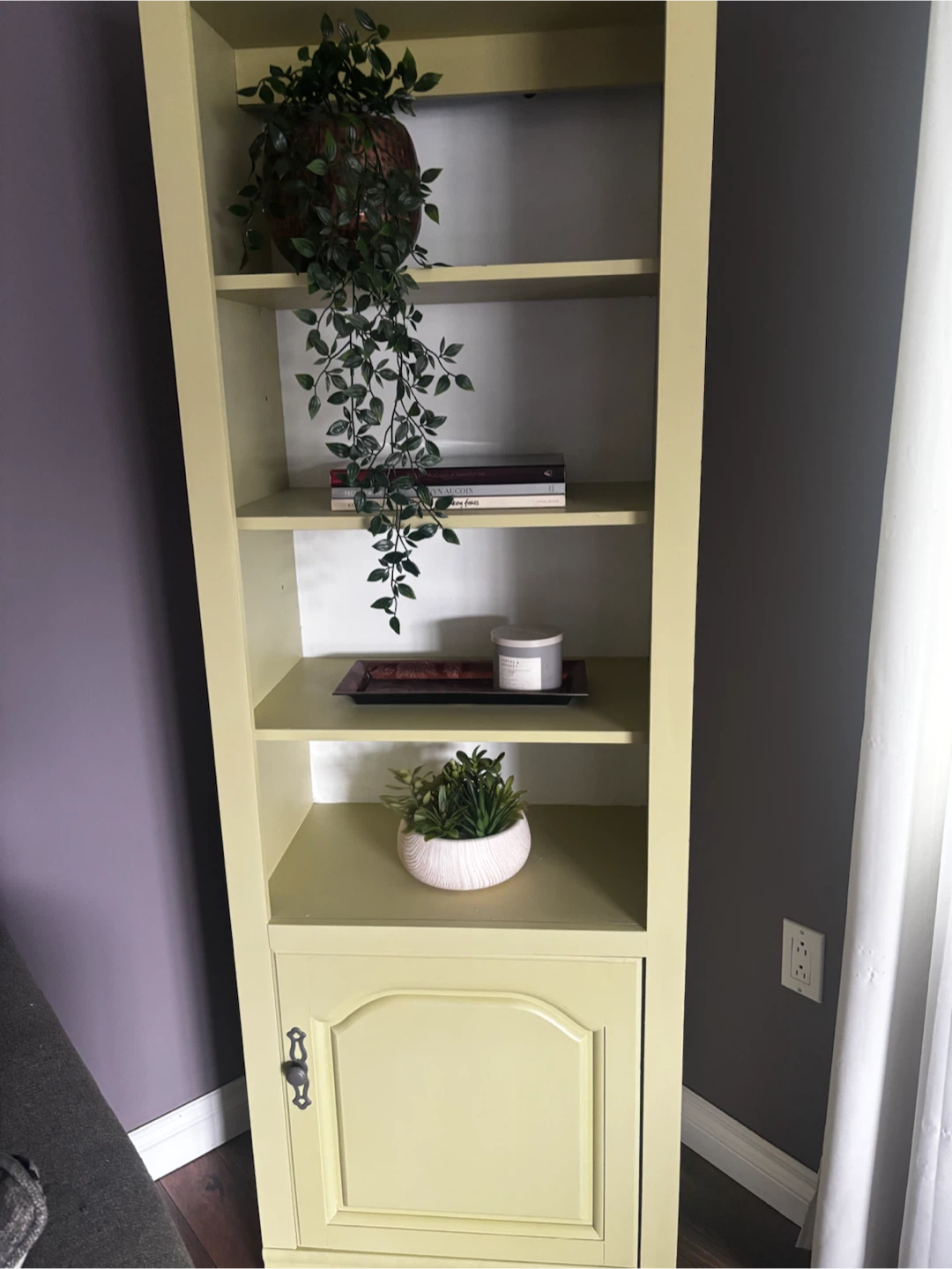 Tall Bookcase with Cabinet