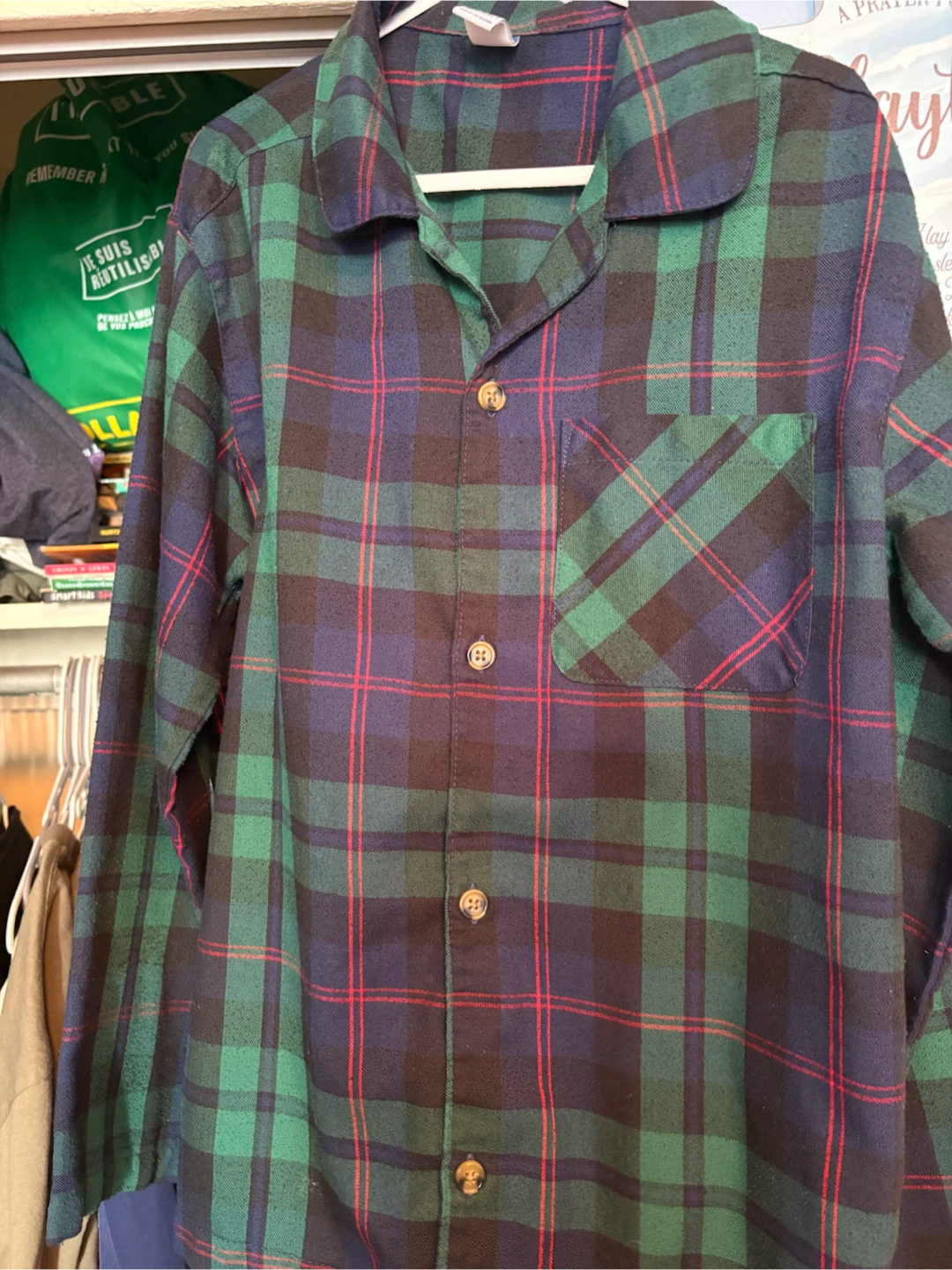 Old Navy Unisex Plaid Flannel Shirt Size L