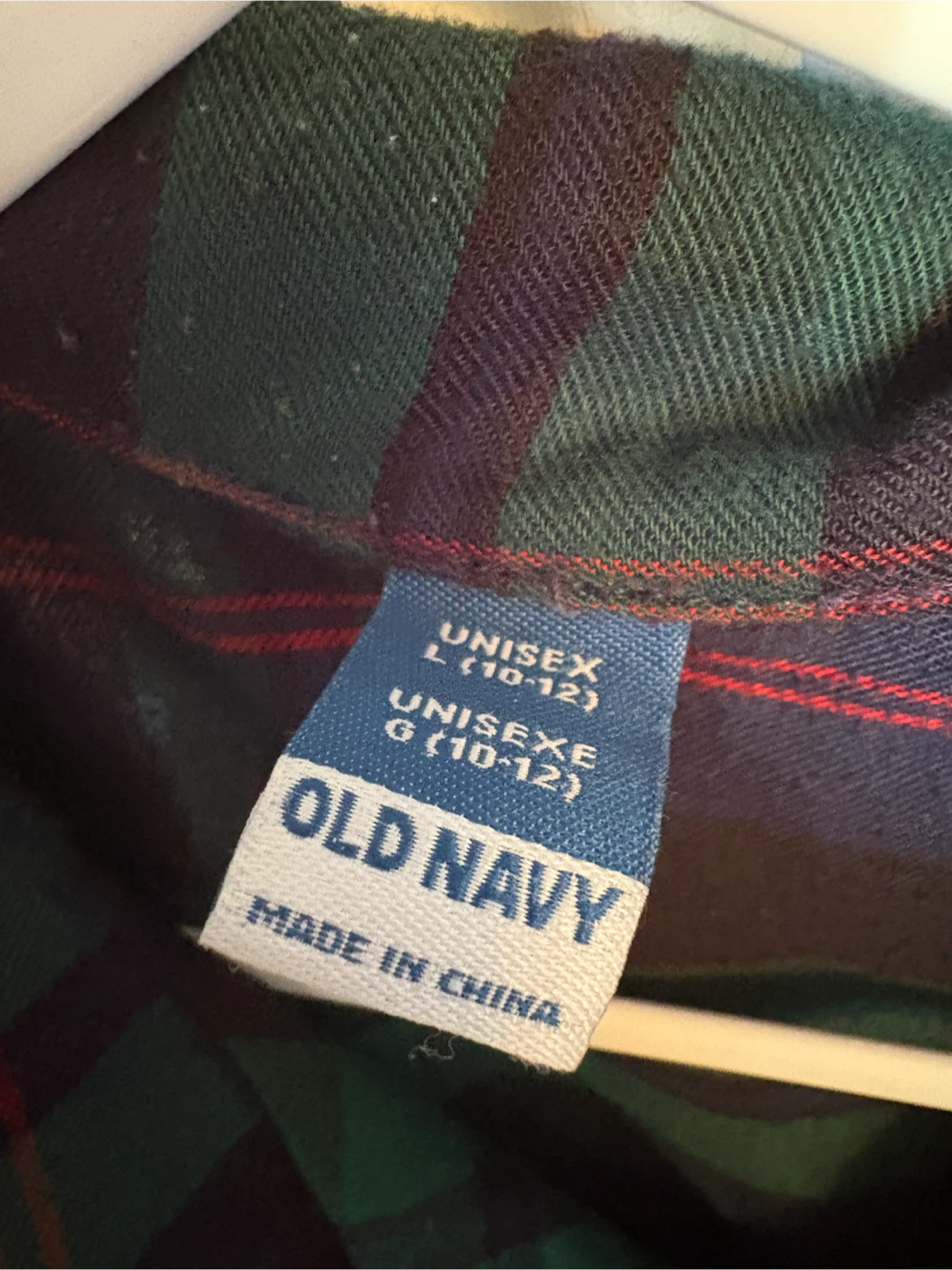 Old Navy Unisex Plaid Flannel Shirt Size L - photo 2