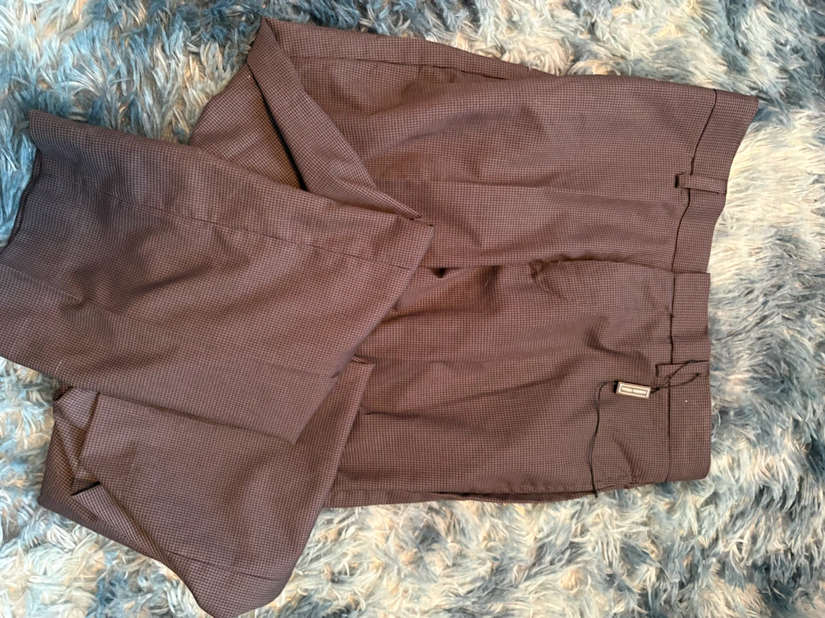 Andrew Fezza Plaid Dress Pants Size 12R