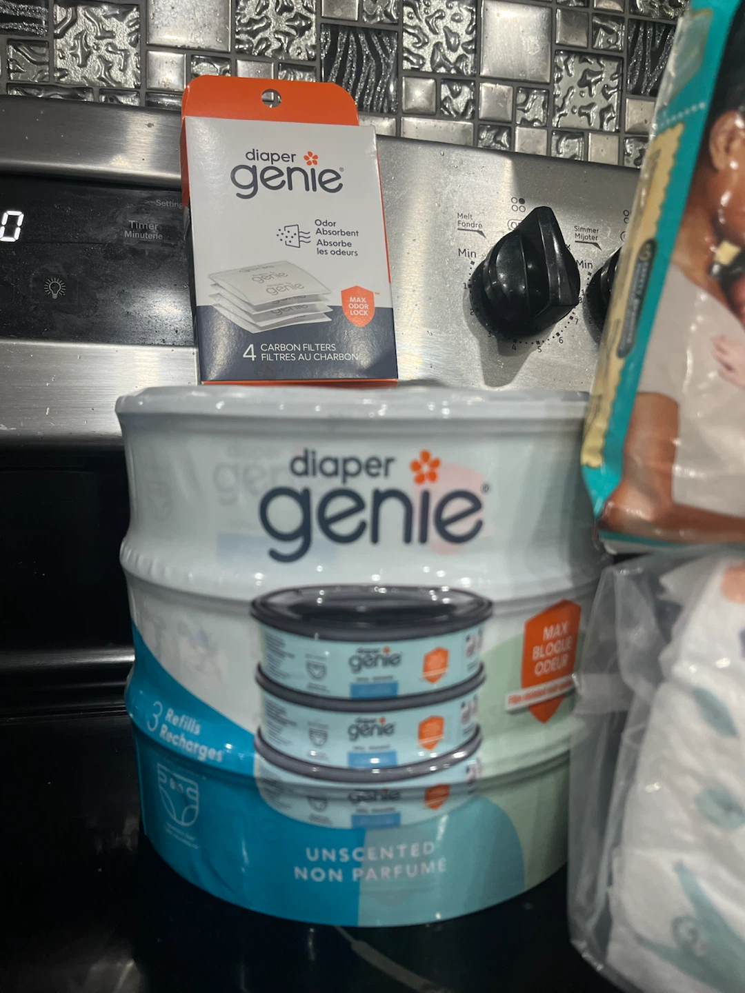 Diaper Genie Refill System with Carbon Filters