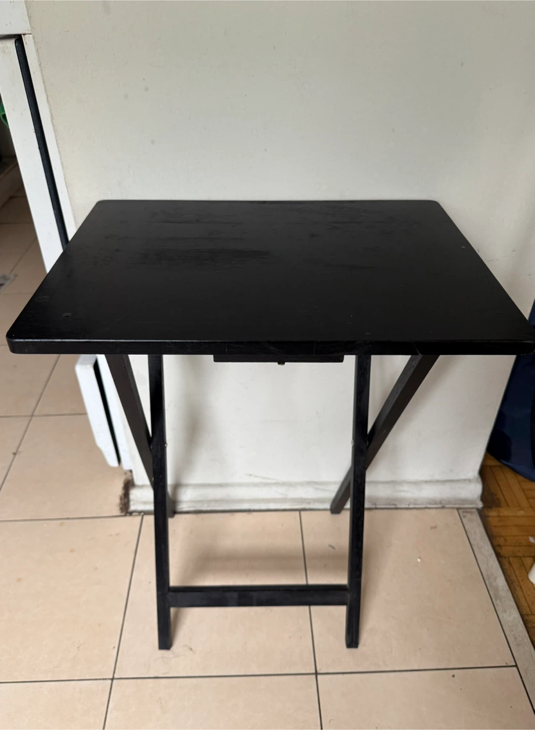 Black Folding Table