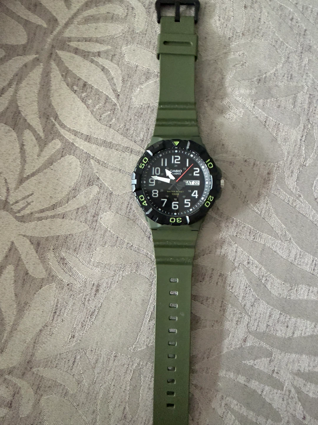 Casio MRW-210H-3AVCF Green Sport Watch