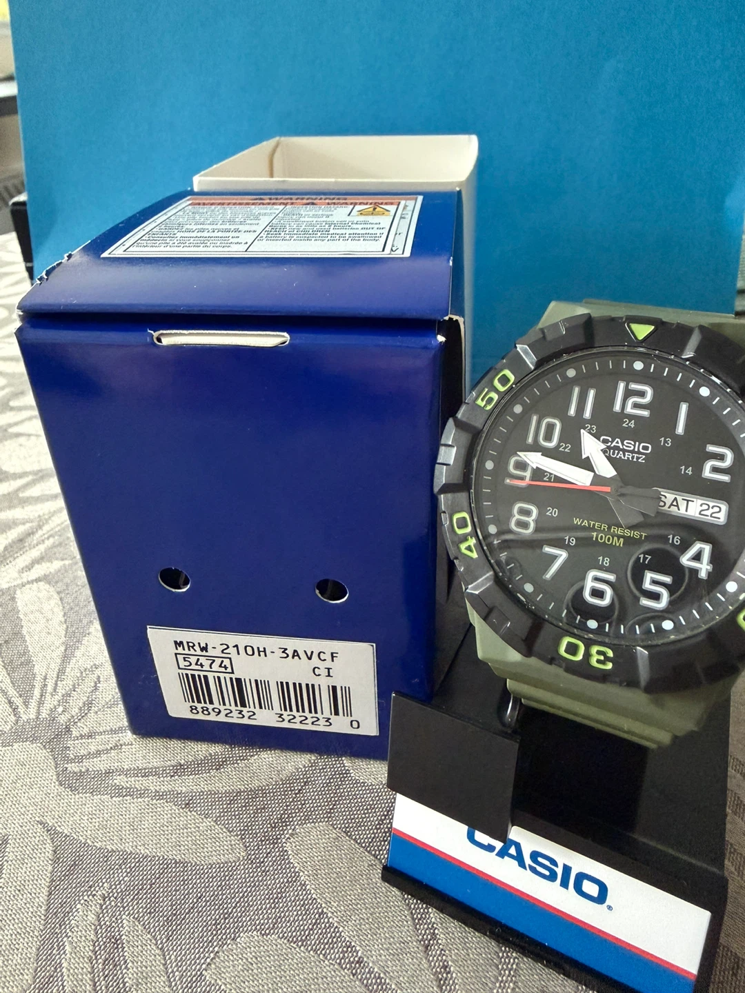 Casio MRW-210H-3AVCF Green Sport Watch - photo 2