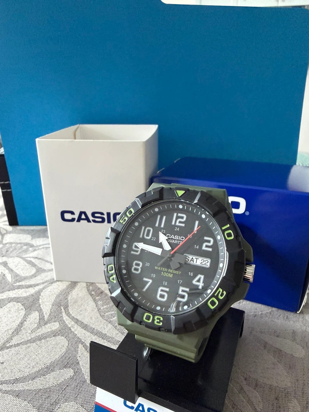 Casio MRW-210H-3AVCF Green Sport Watch - photo 3
