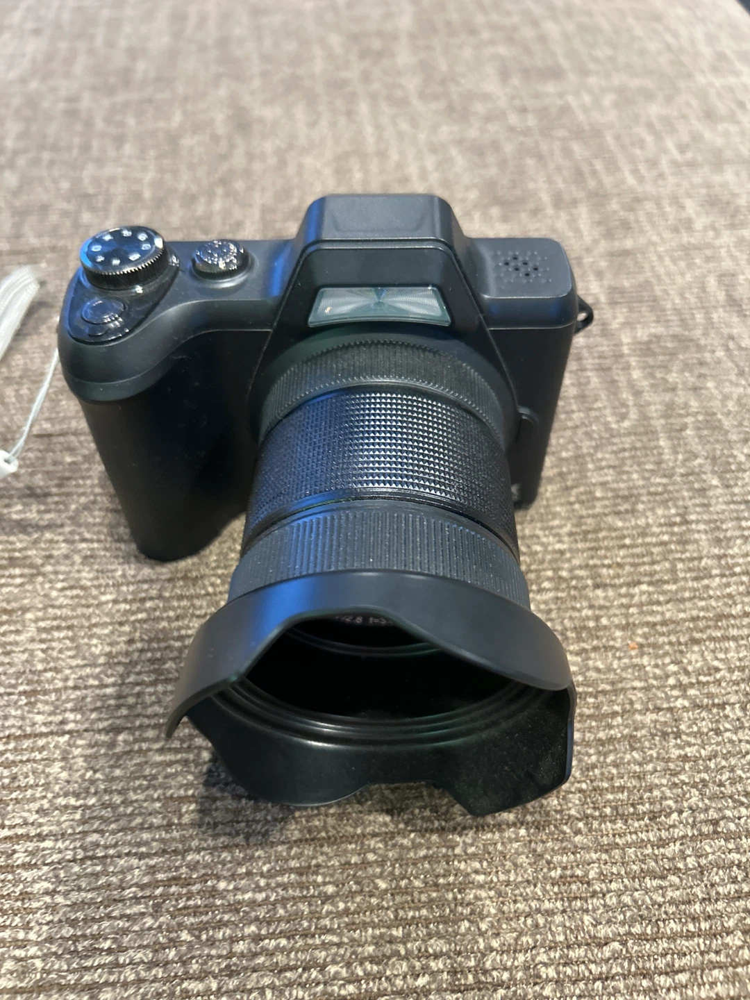 Black Digital Camera with Lens