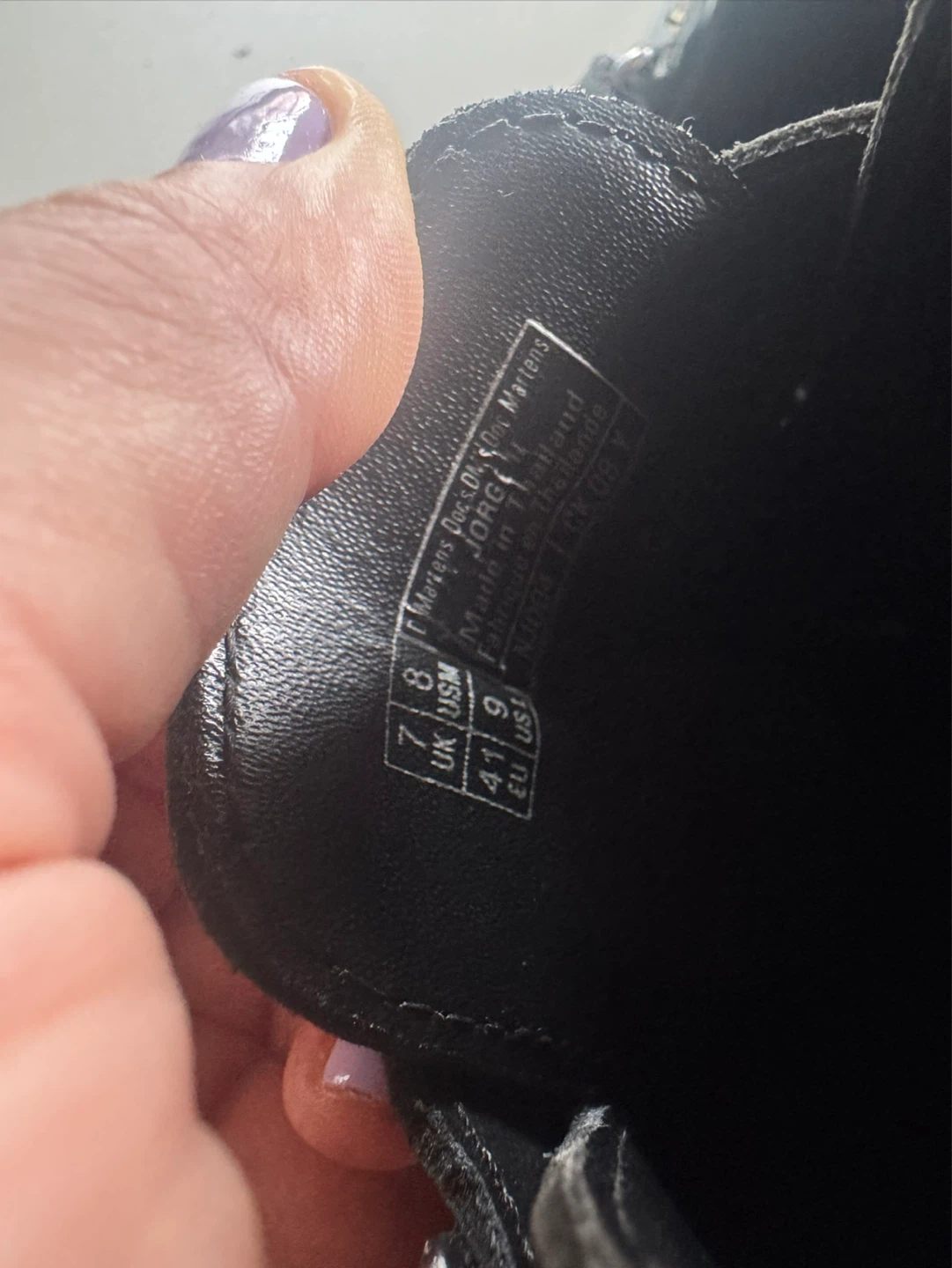 Dr. Martens Jorge Black Leather Mules Size 7 UK / 9 US - photo 3