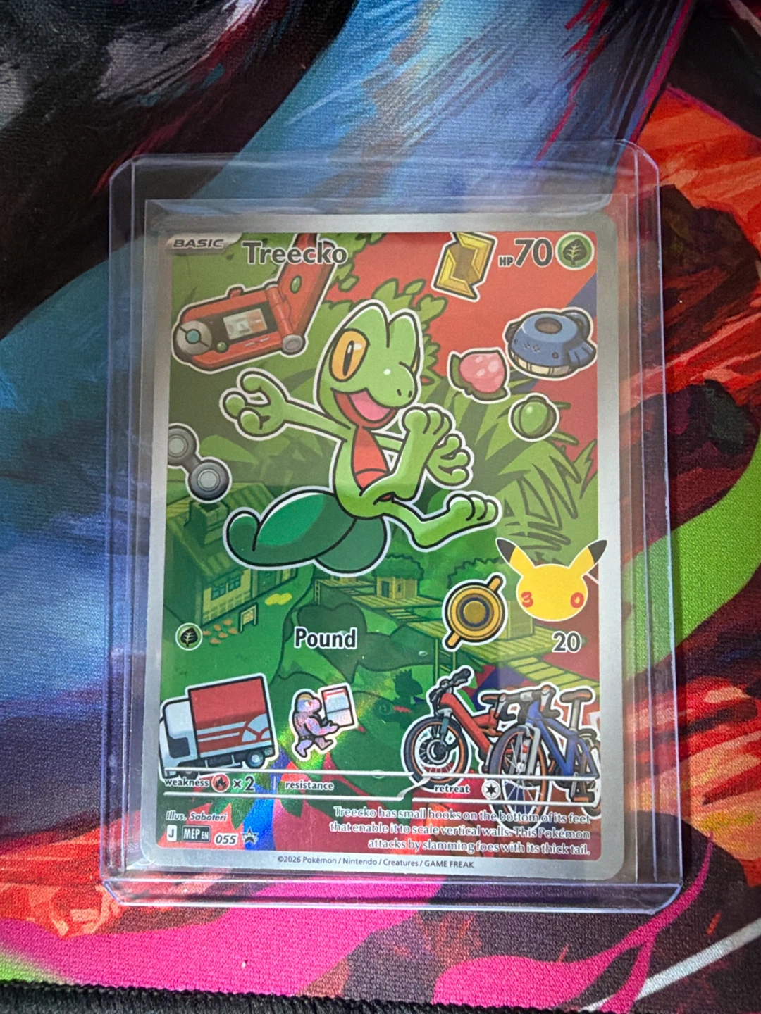 Pokemon Treecko 055/MEP Promo Card first partner series 3