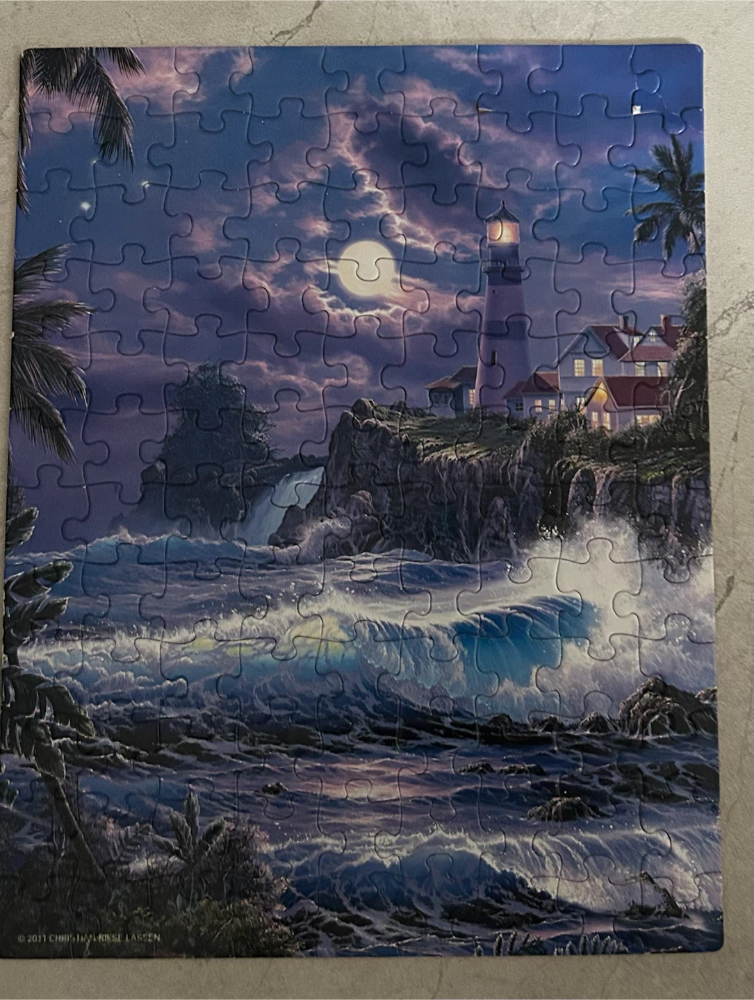 Christian Riese Larsen Lighthouse Puzzle