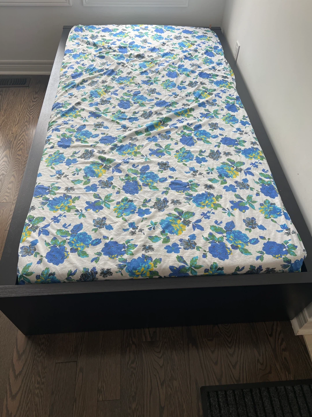 Black Twin Bed Frame Drawers