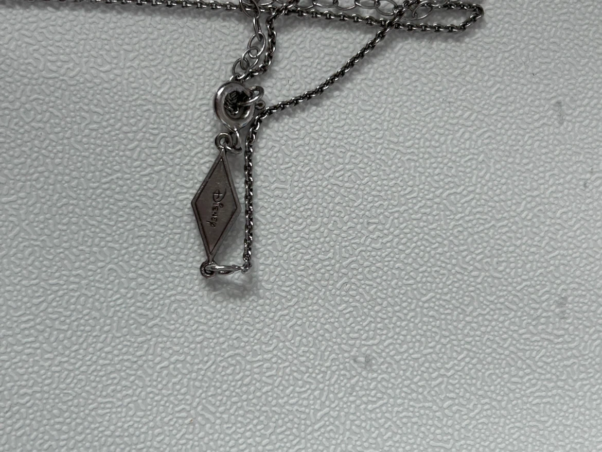 Disney Lilo & Stitch Blue Topaz & Diamond Pendant Necklace - photo 3