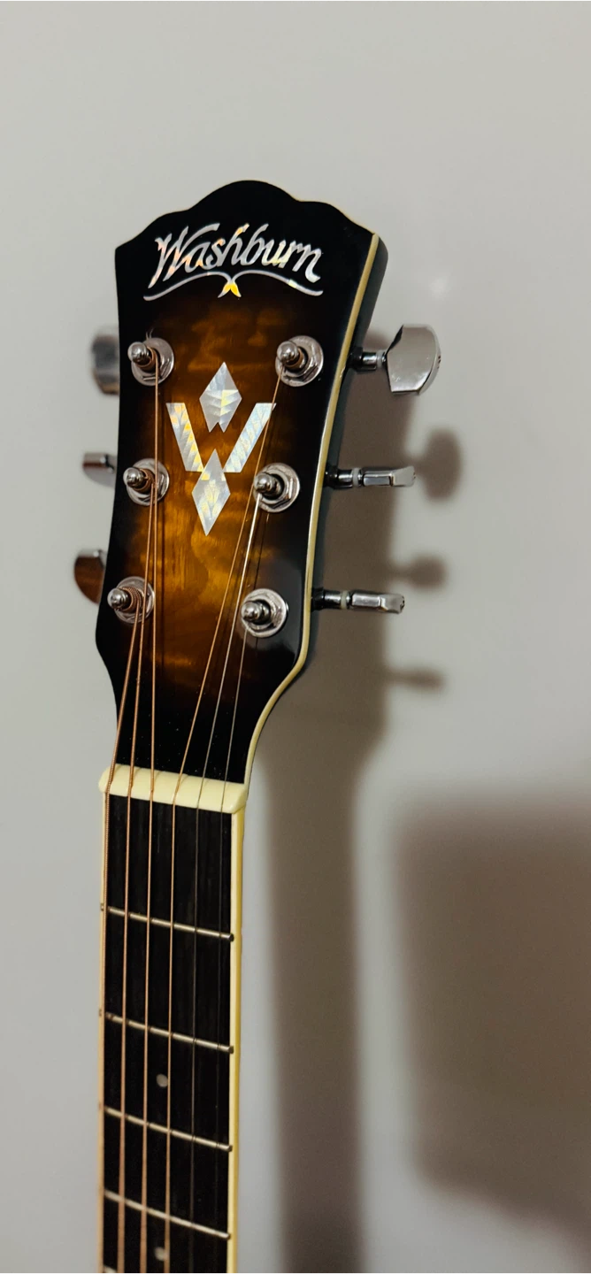 Washburn Acoustic Guitar with Sunburst Finish - photo 3
