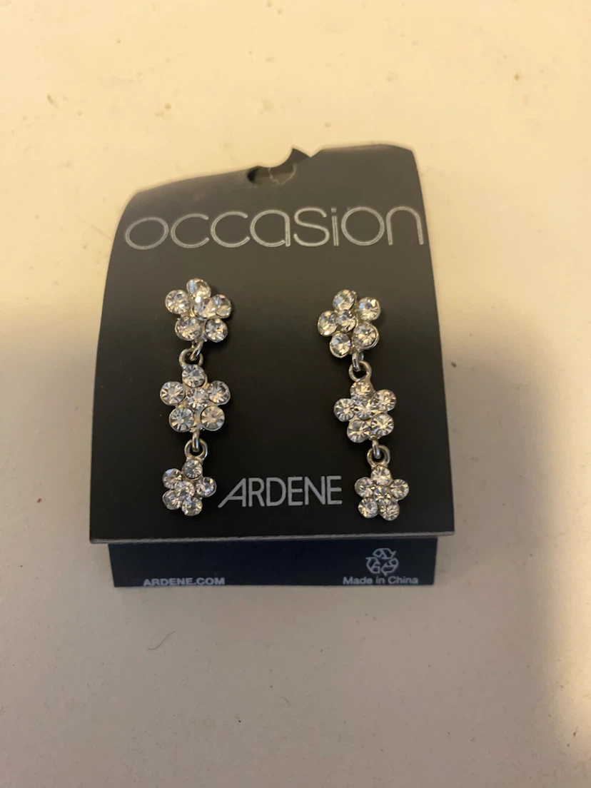 Ardene Occasion Flower Drop Earrings