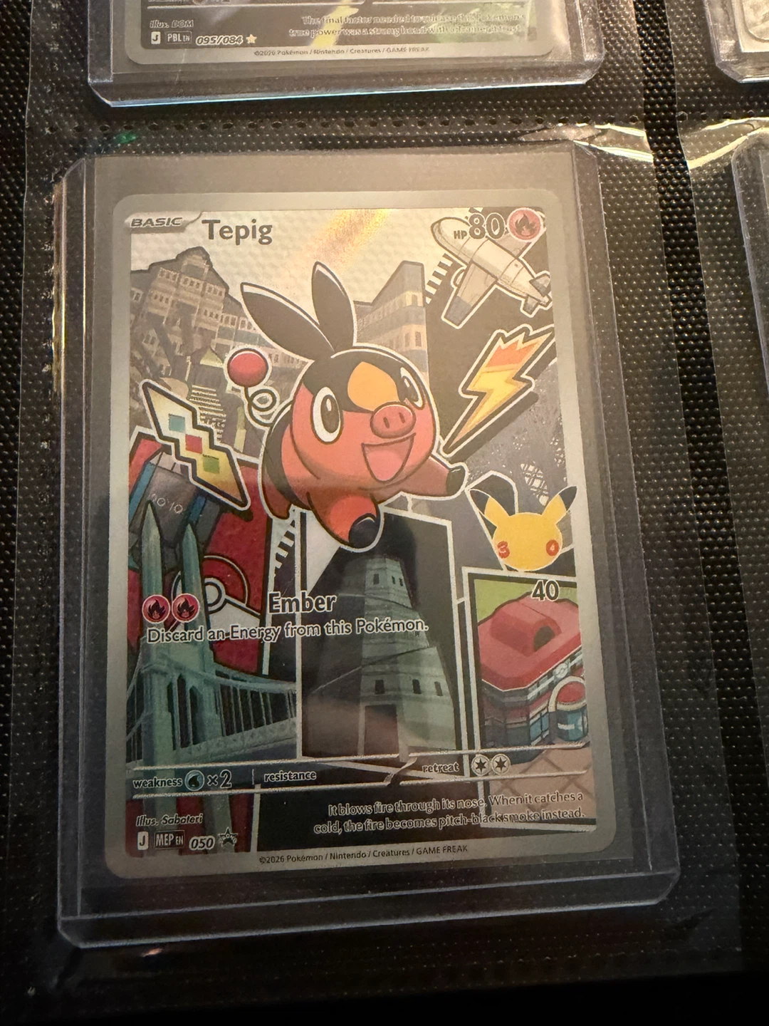 Pokemon Tepig 050 Promo Trading Card first partners series 2