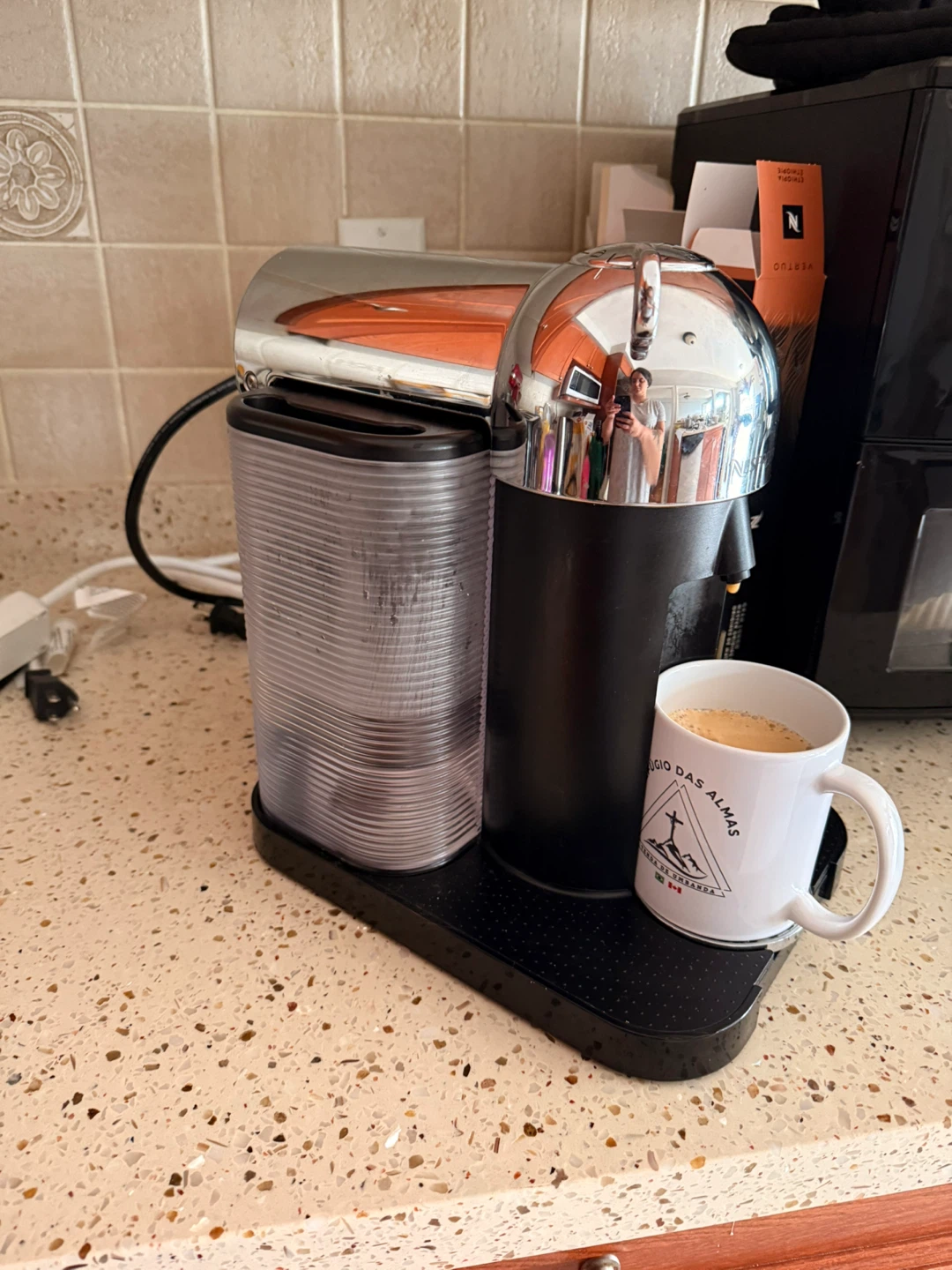 Nespresso Vertuo Chrome Coffee and Espresso Machine
