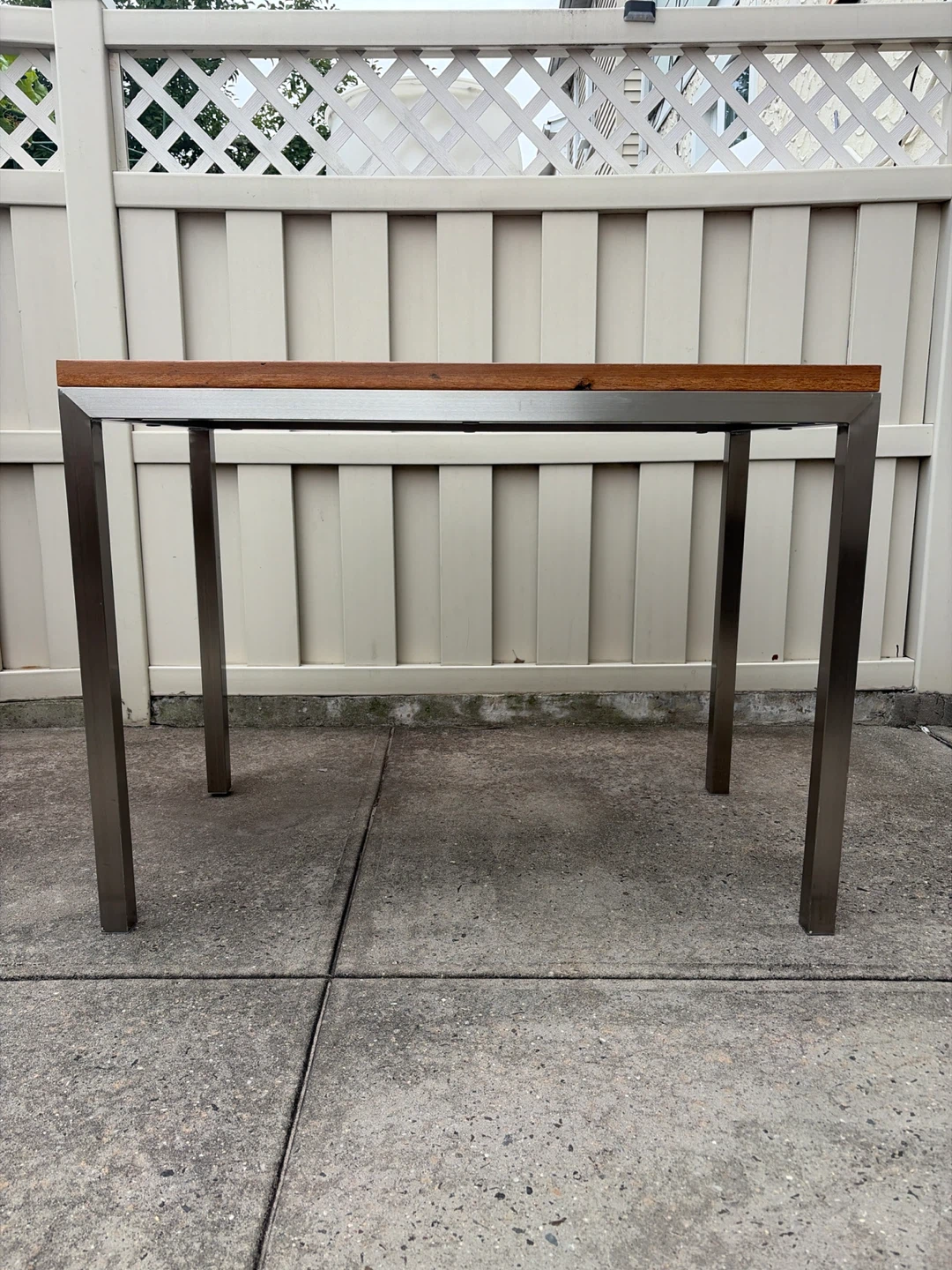Crate & Barrel - (Parsons) Recycled Multi-Wood Dining Table - photo 2