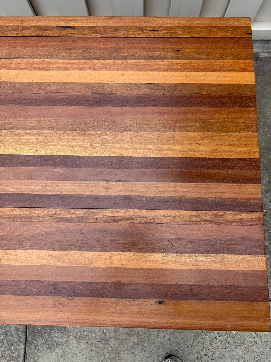 Crate & Barrel - (Parsons) Recycled Multi-Wood Dining Table - photo 3