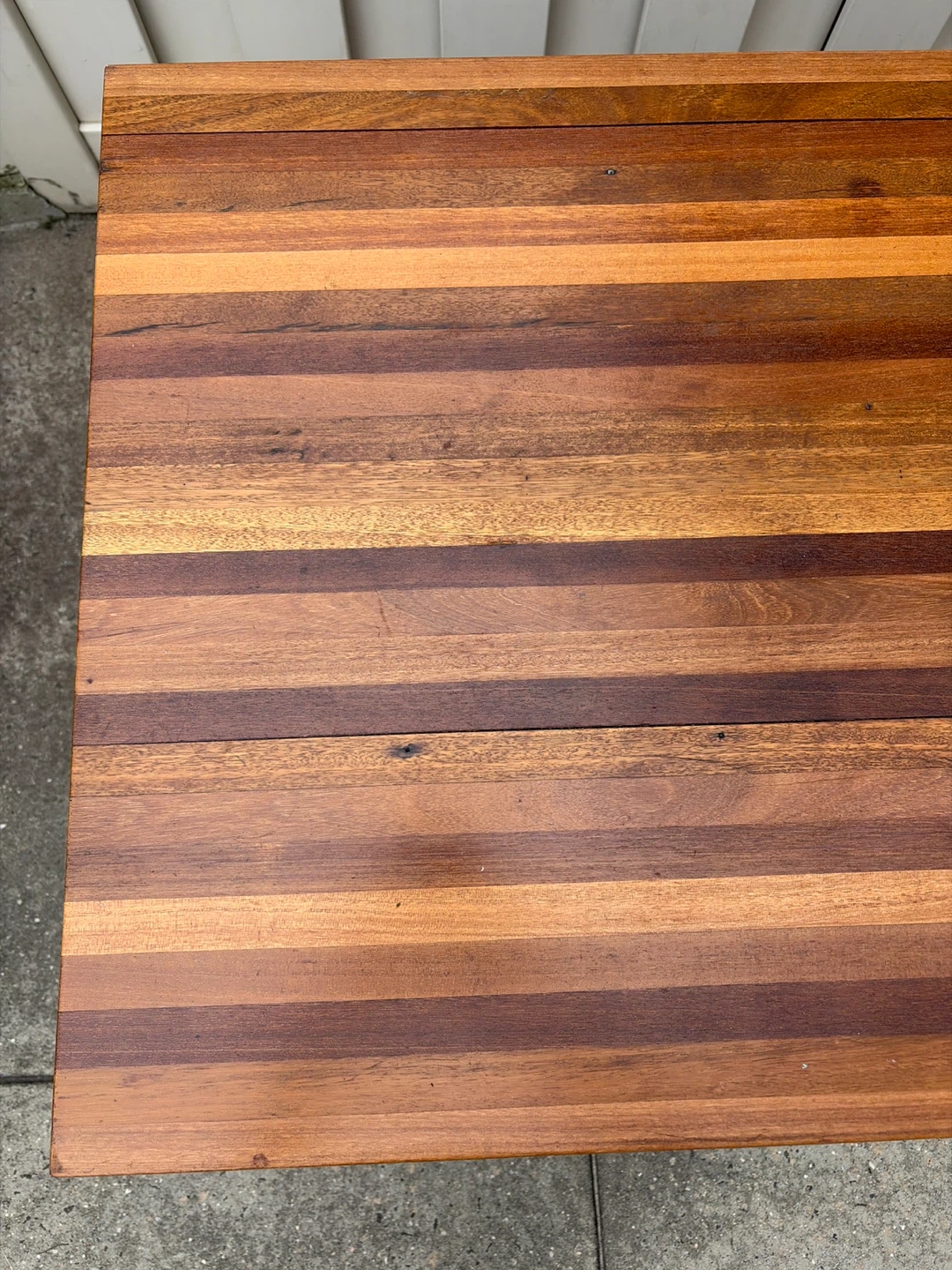 Crate & Barrel - (Parsons) Recycled Multi-Wood Dining Table - photo 4