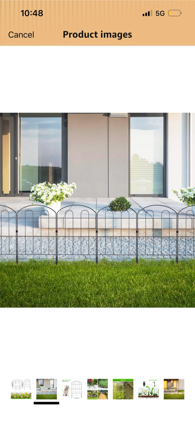 NANANARDOSO Decorative Garden Fence Panels - photo 3