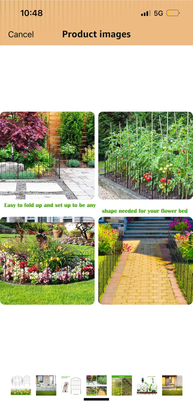 NANANARDOSO Decorative Garden Fence Panels - photo 5