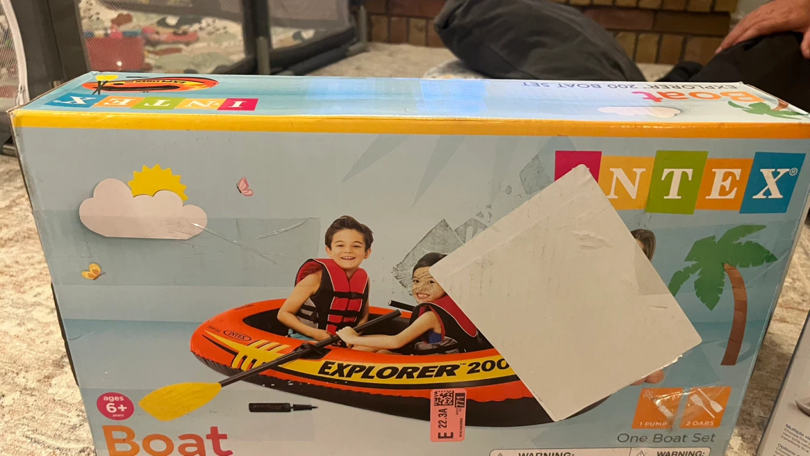 Intex Explorer 200 Inflatable Boat Set - photo 5