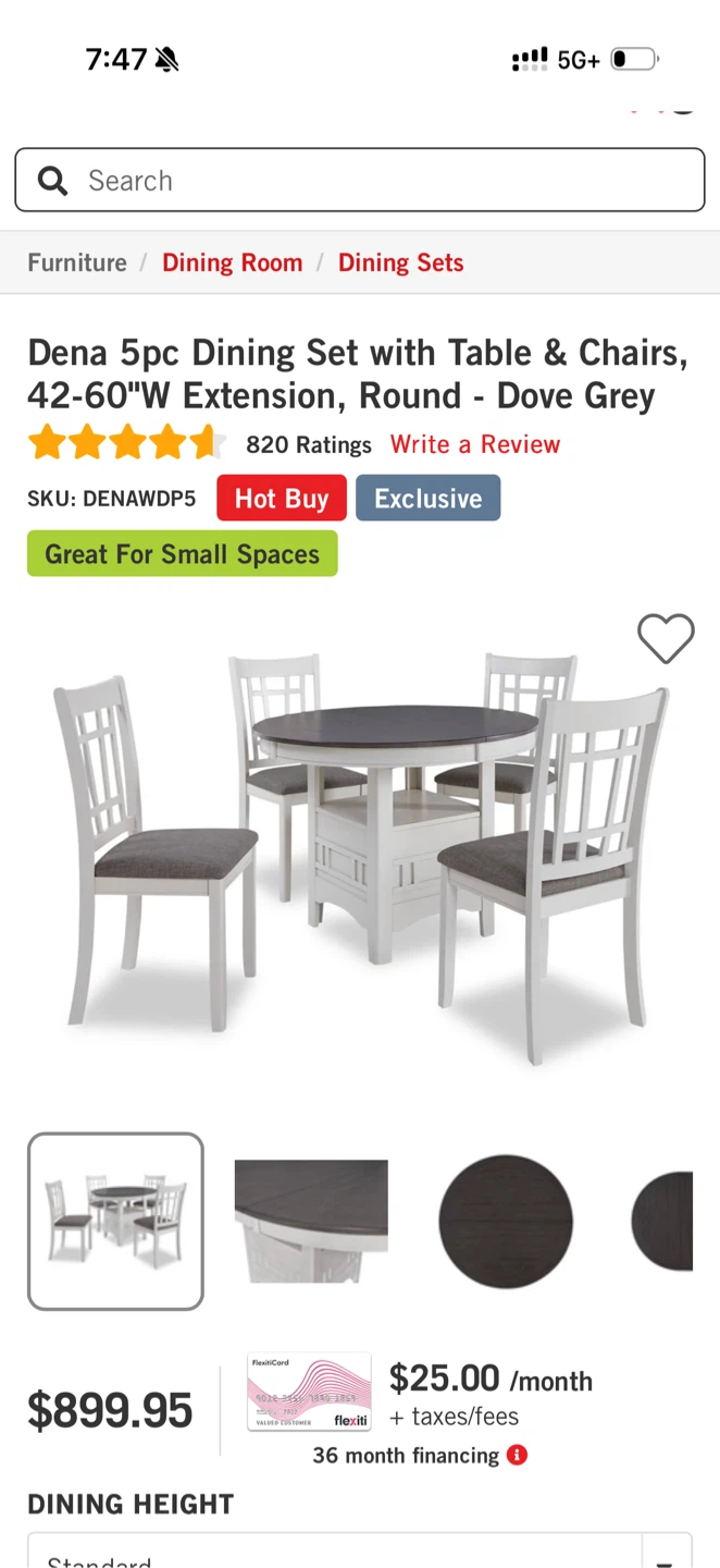 Versatile Expandable Dining Set - photo 2