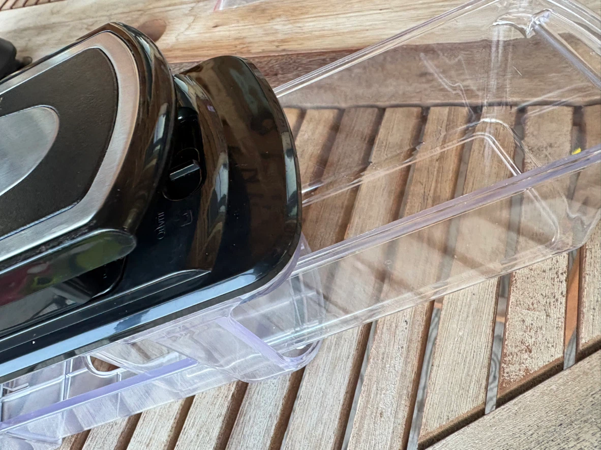 Black Garlic Press with Container - photo 2