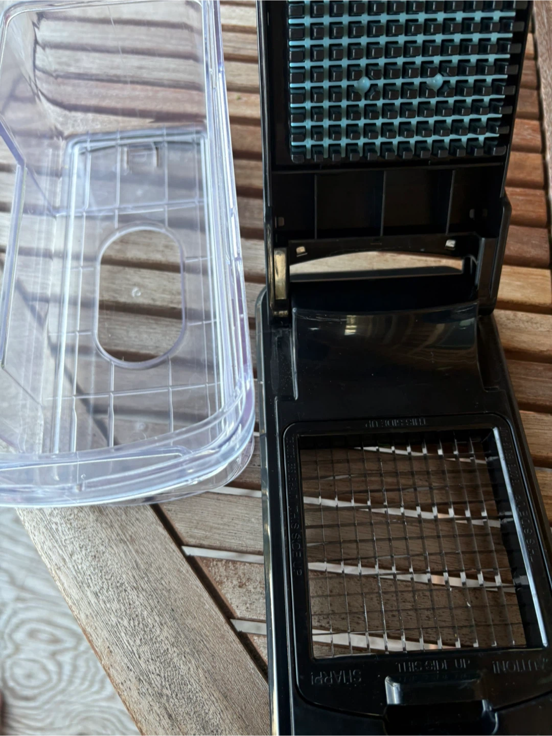 Black Garlic Press with Container - photo 3
