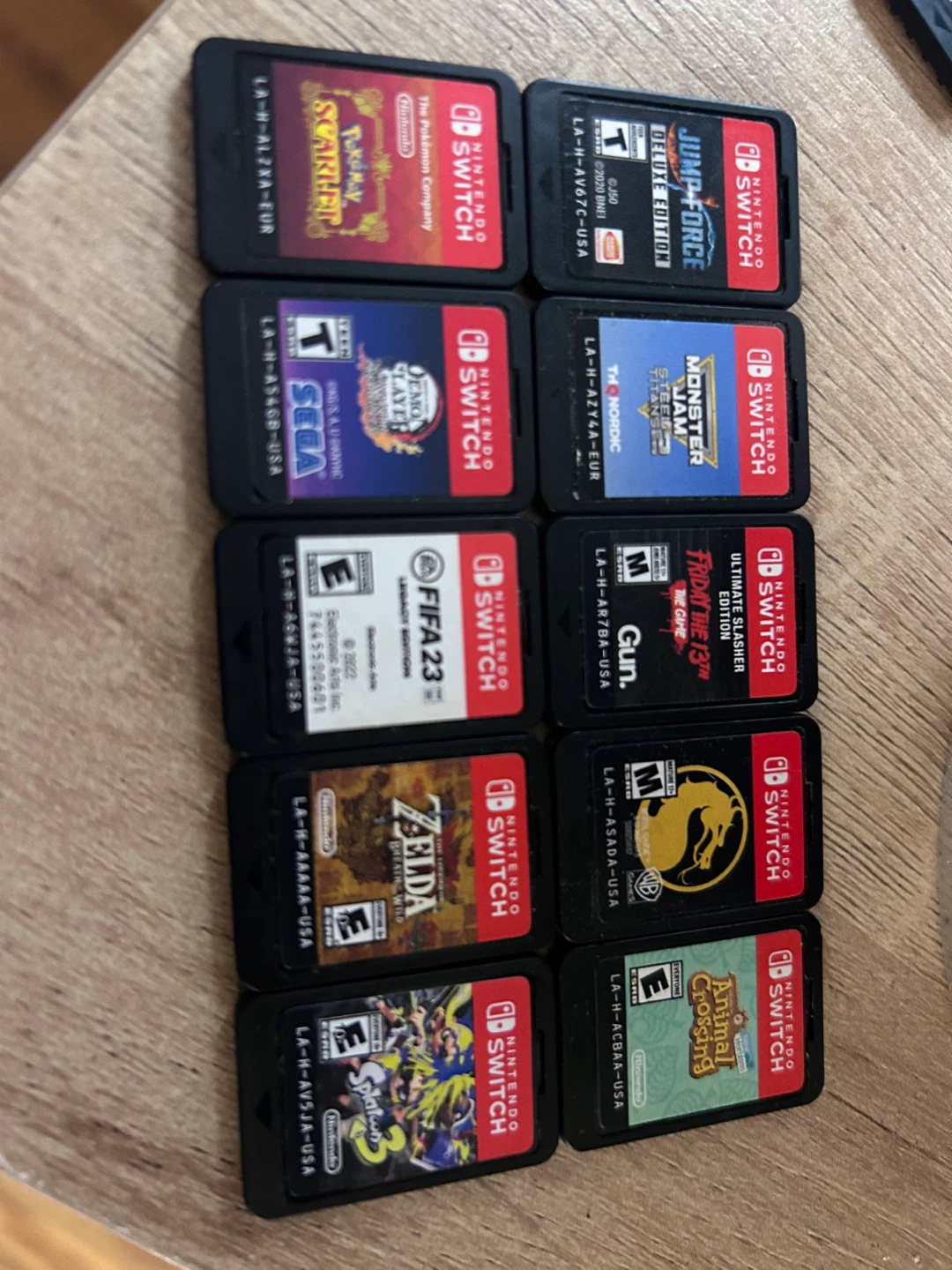 Nintendo Switch Game Cartridge Bundle