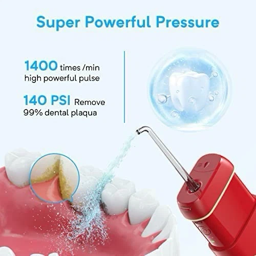Enpuly Portable Water Flosser Red - photo 3