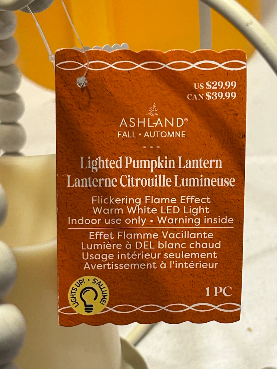 Ashland Lighted Pumpkin Lantern - photo 2