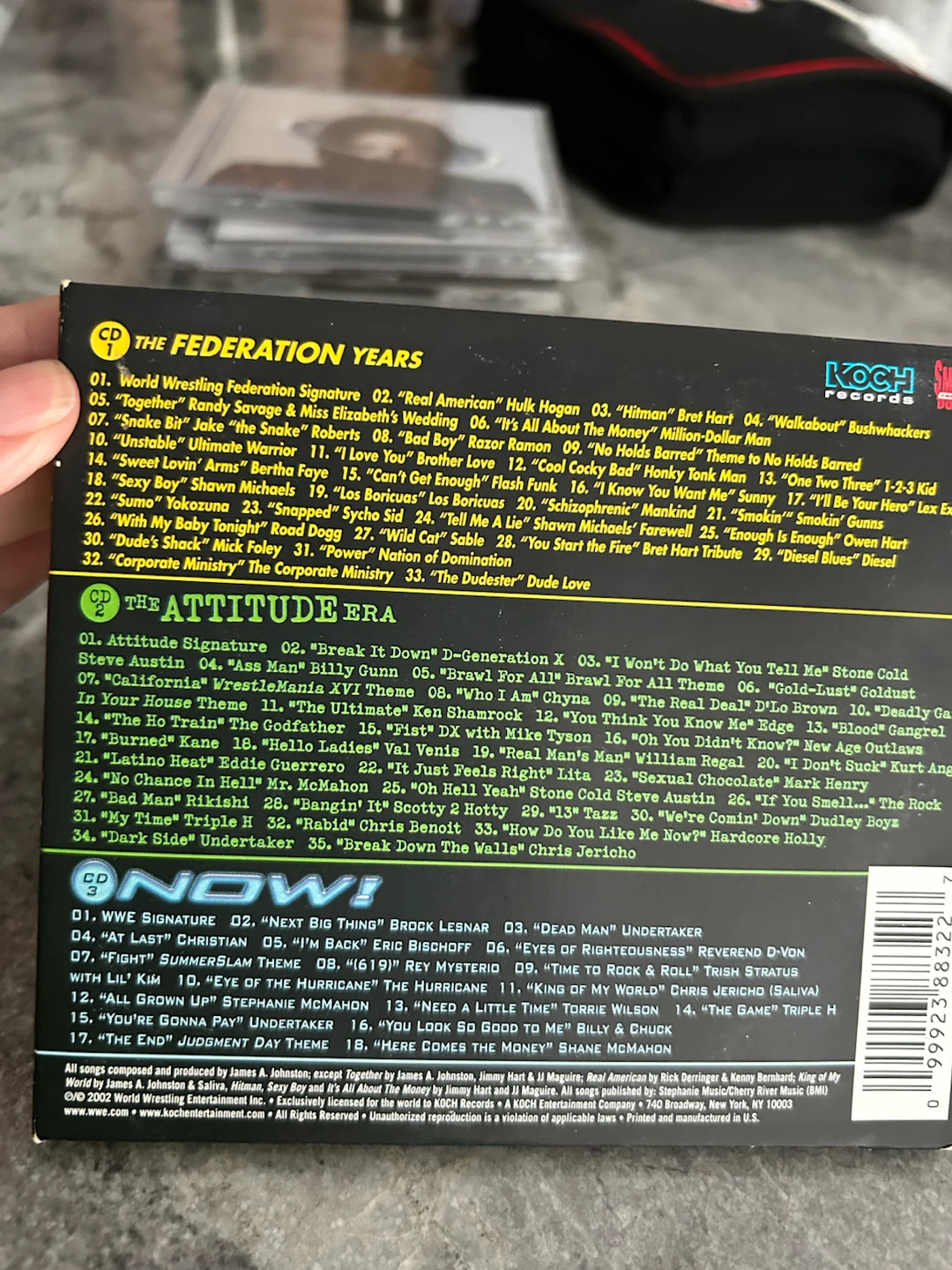 WWE Anthology 3 CD Box Set - photo 4