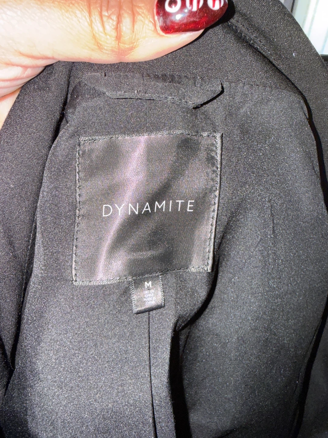 Dynamite Black Longline Blazer - Size M - photo 2