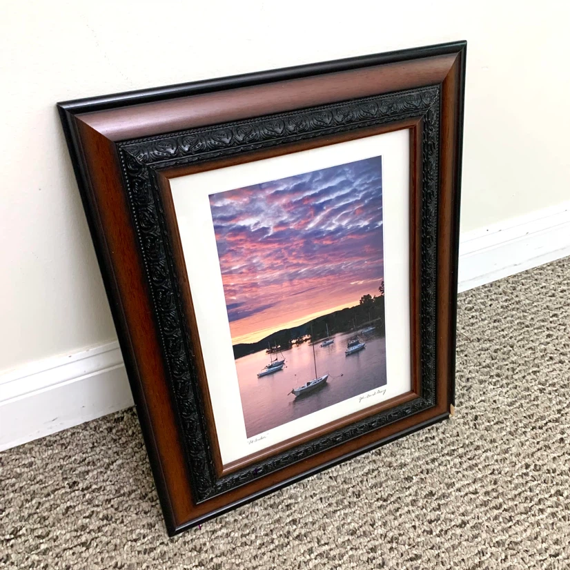 Framed Photograph "At Anchor" by John David Deery