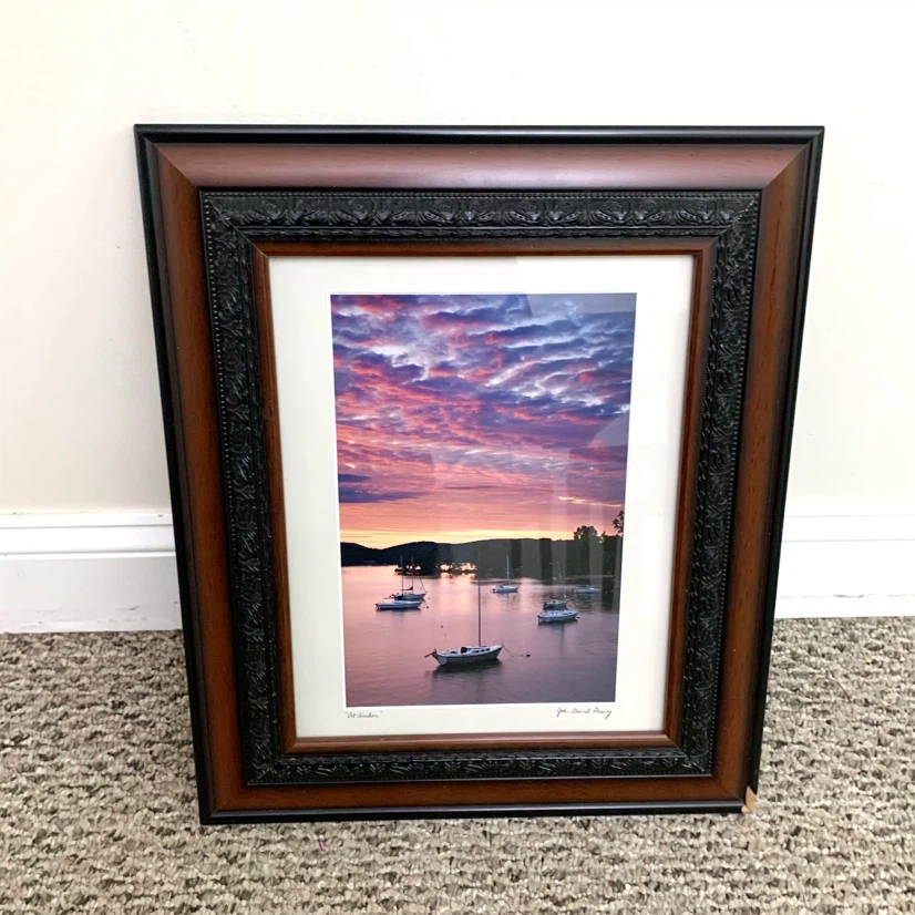 Framed Photograph "At Anchor" by John David Deery - photo 2