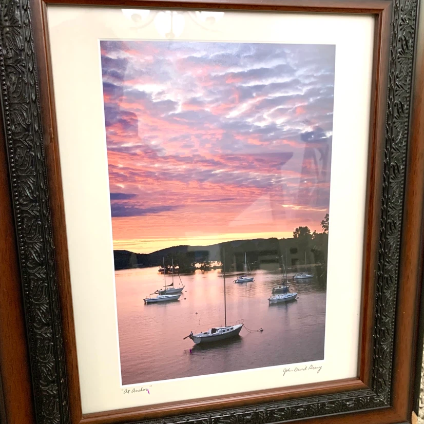 Framed Photograph "At Anchor" by John David Deery - photo 3