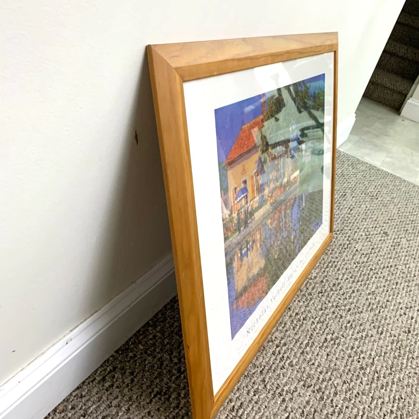 Nicholas Verrall Maison Sur Le Canal Framed Art Print Wall Decor - photo 5