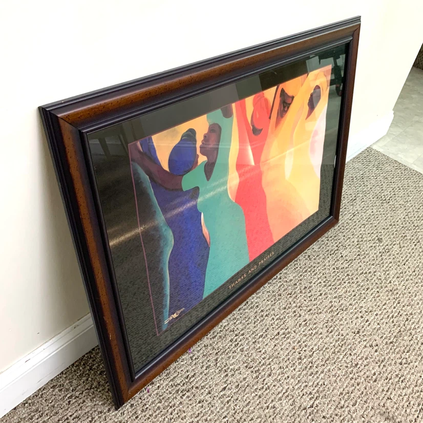 Bernard Hoyes Thanks and Praises Framed Art Print Wall Decor