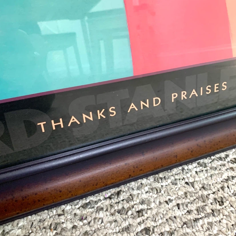 Bernard Hoyes Thanks and Praises Framed Art Print Wall Decor - photo 4