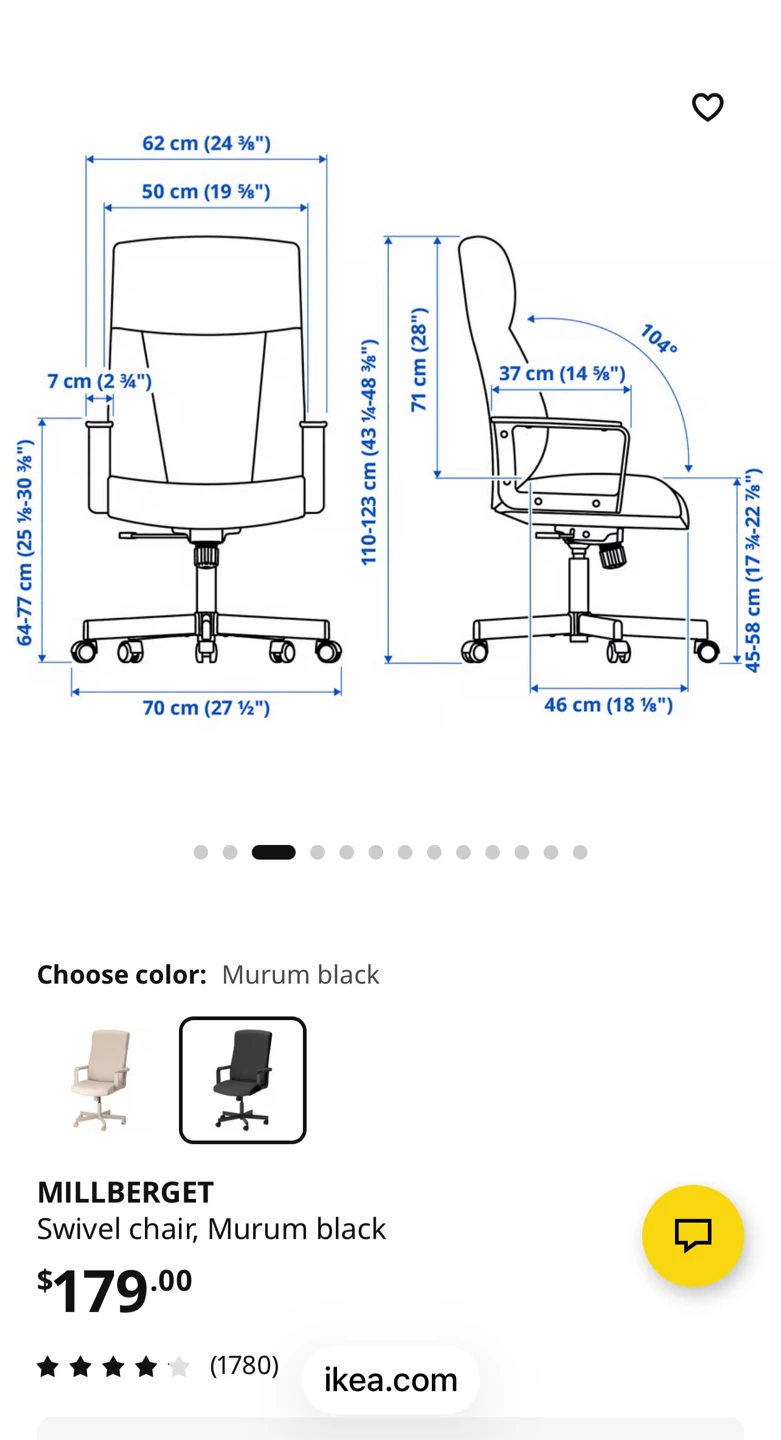 Delivery Available, IKEA Big Desk & Swivel Chair - photo 3