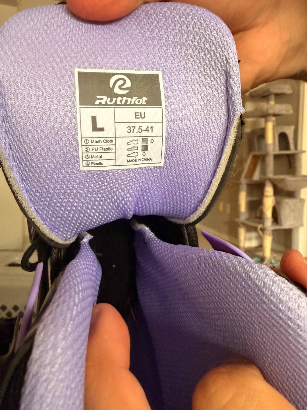 Ruthfot Purple and Black Inline Skates Size Large - photo 3