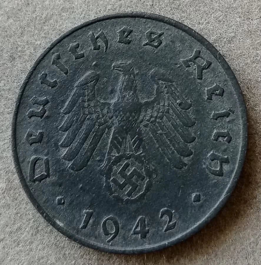 Antique World War 2 German coin / ww2
