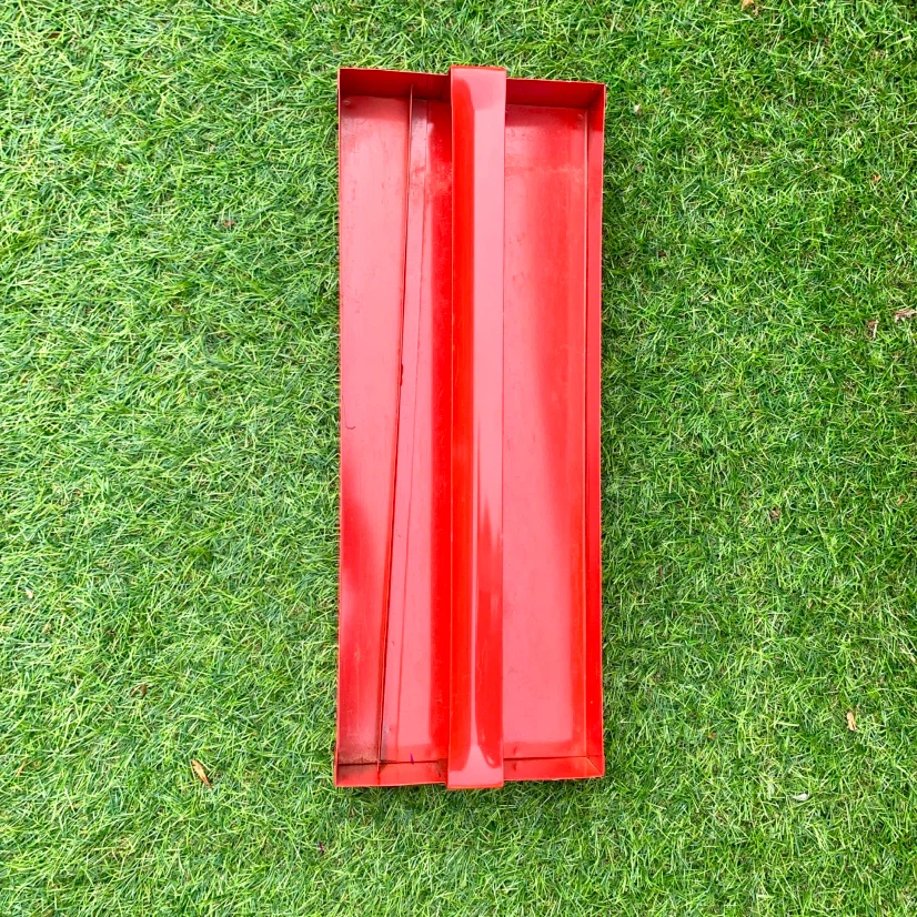 Red Metal Tool Organizer Tray Compartment Storage Workshop - photo 2