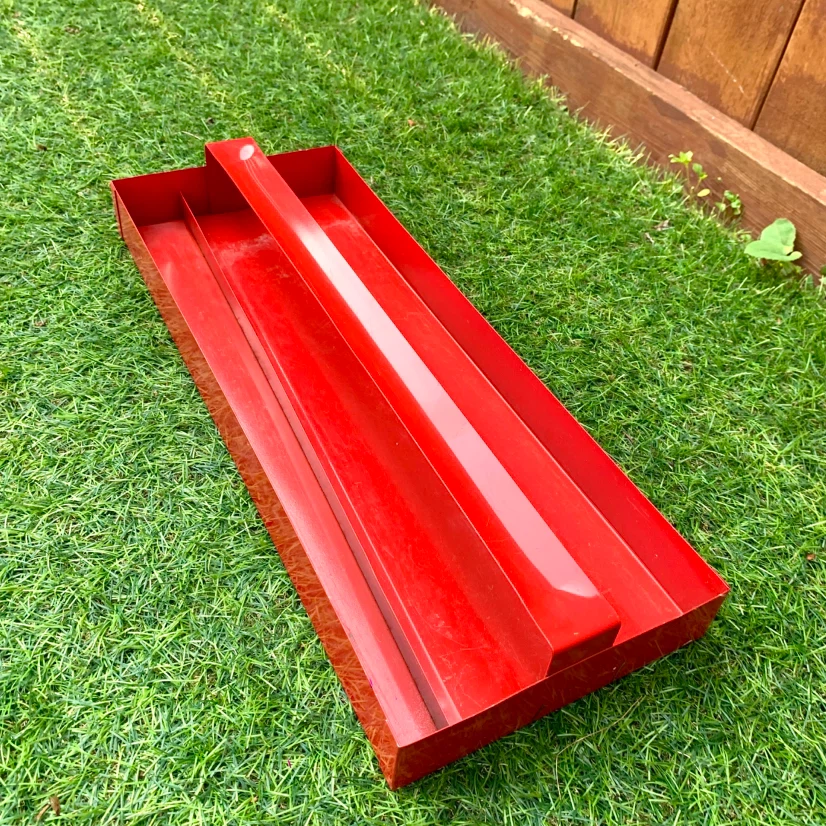 Red Metal Tool Organizer Tray Compartment Storage Workshop - photo 3